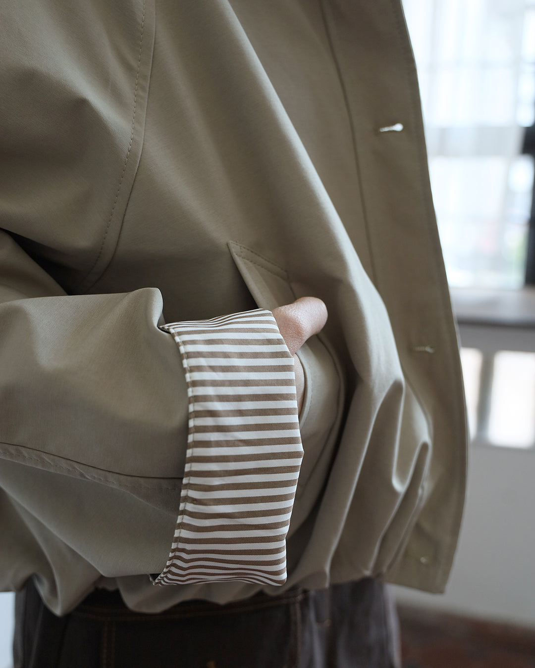 Pinstriped Layer Jacket