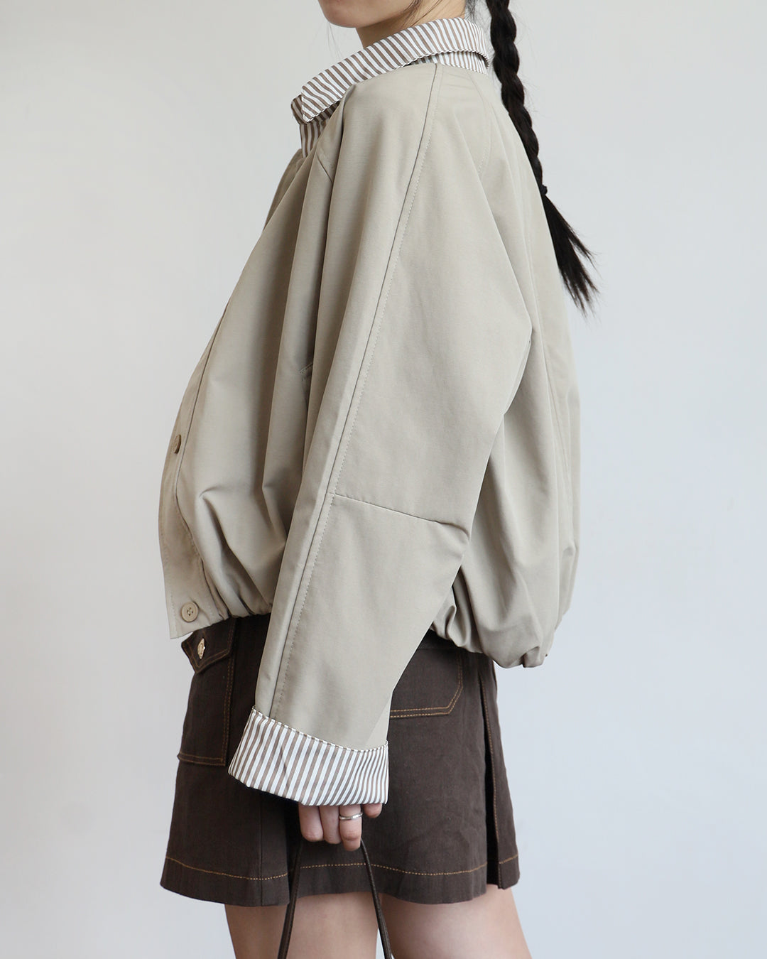 Pinstriped Layer Jacket