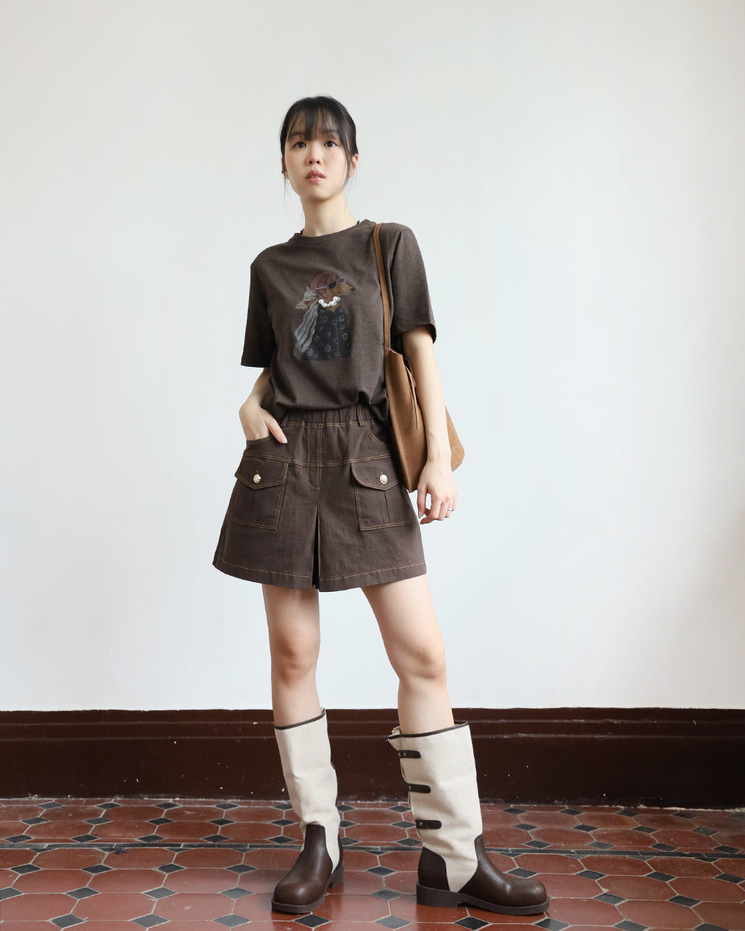 Front Pockets Skort (2 Colors | Size S - L)
