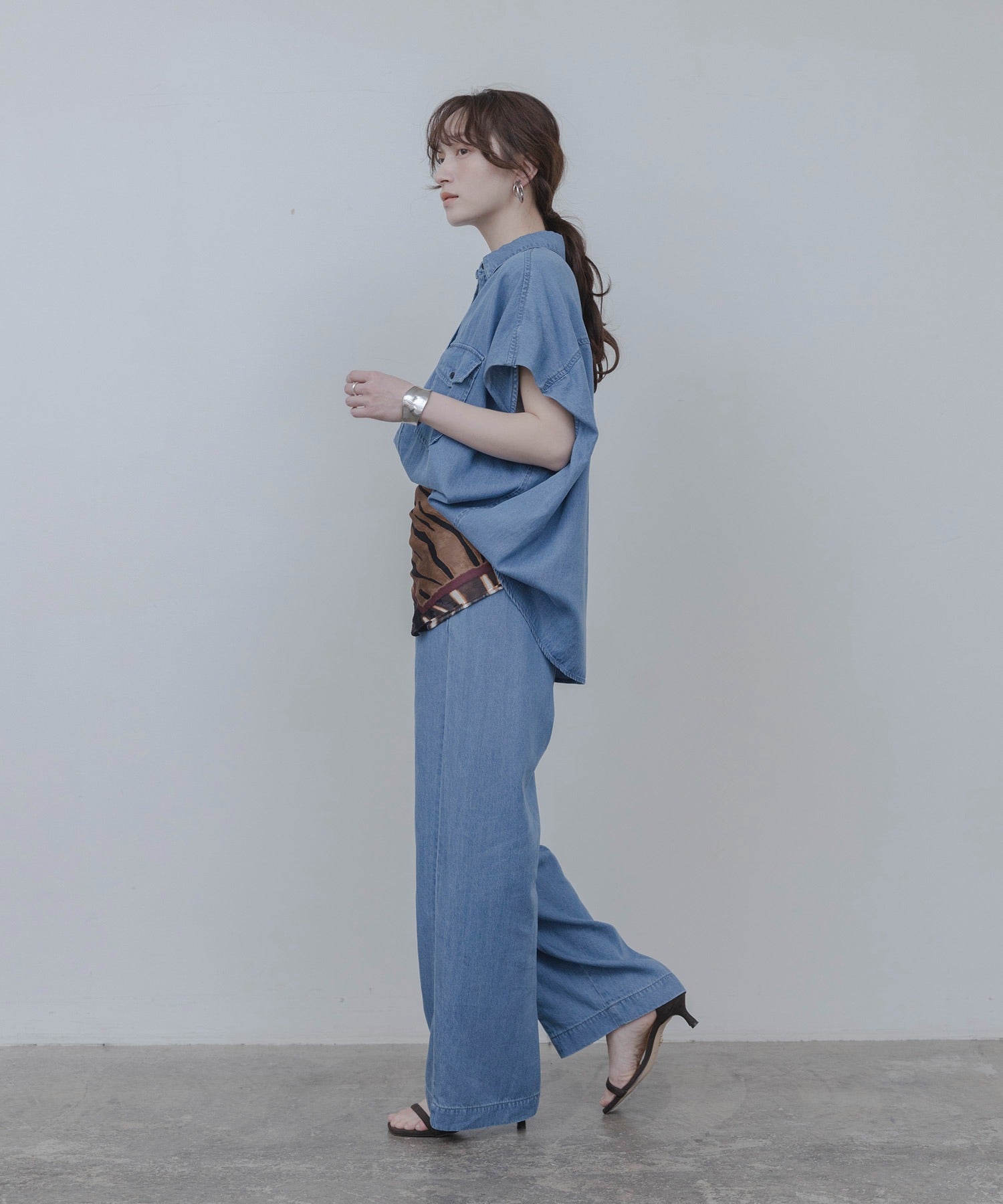Japan Brand - Front Pockets  Denim Shirt