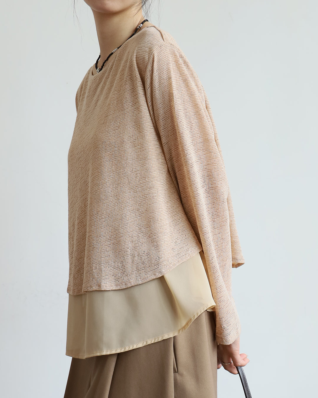 Chiffon Hem Top (2 Colors)
