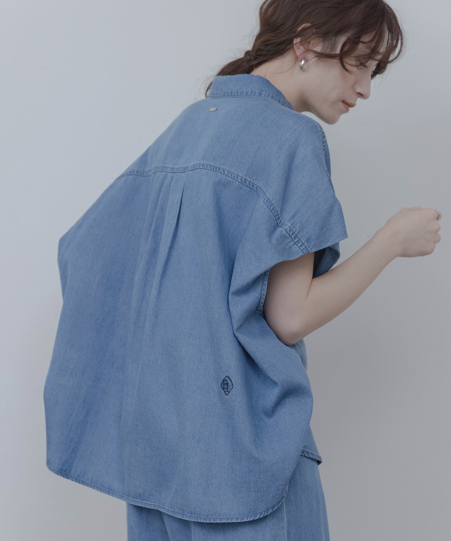 Japan Brand - Front Pockets  Denim Shirt