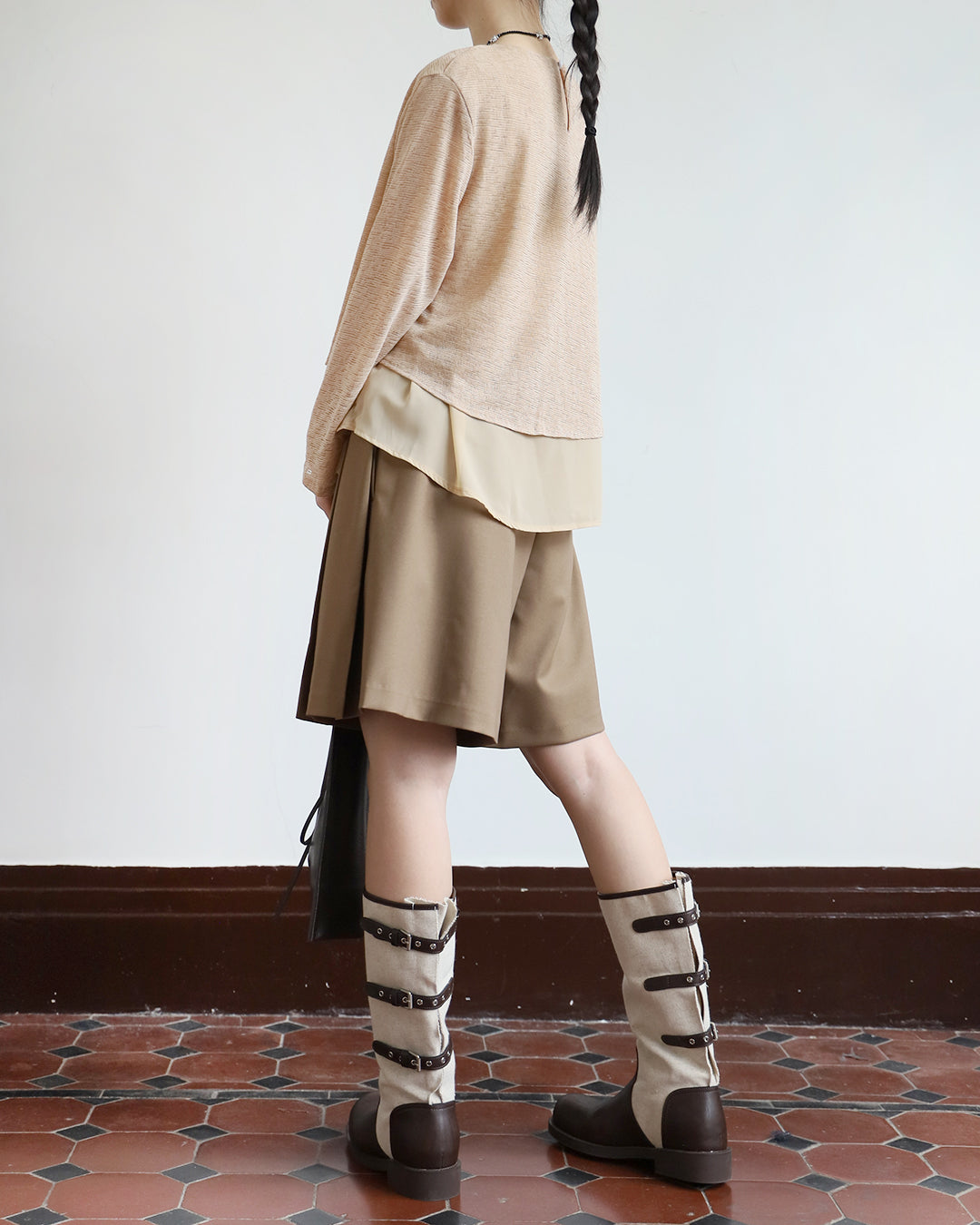 Chiffon Hem Top (2 Colors)