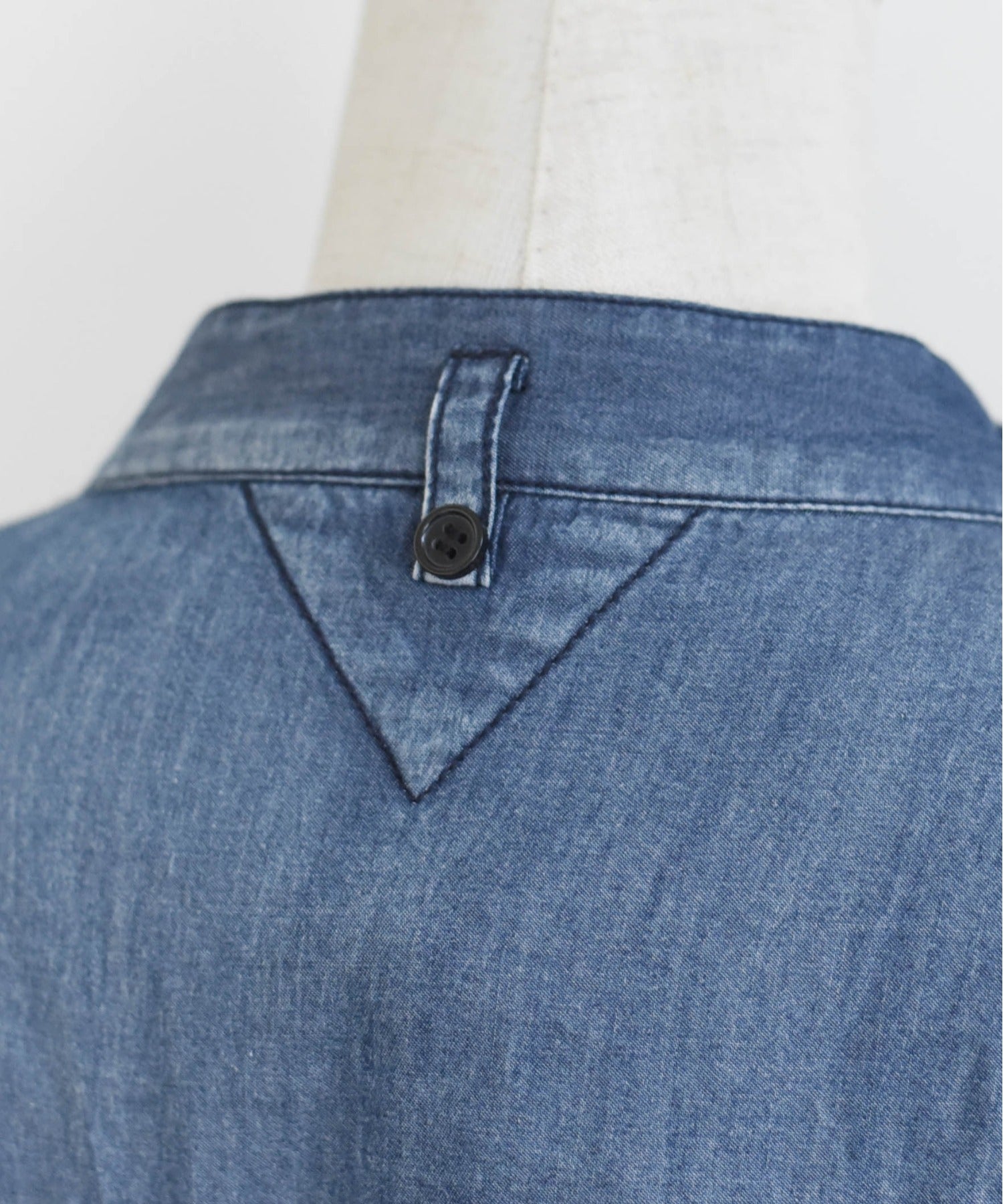 Japan Brand - Tie Collar Denim Shirt