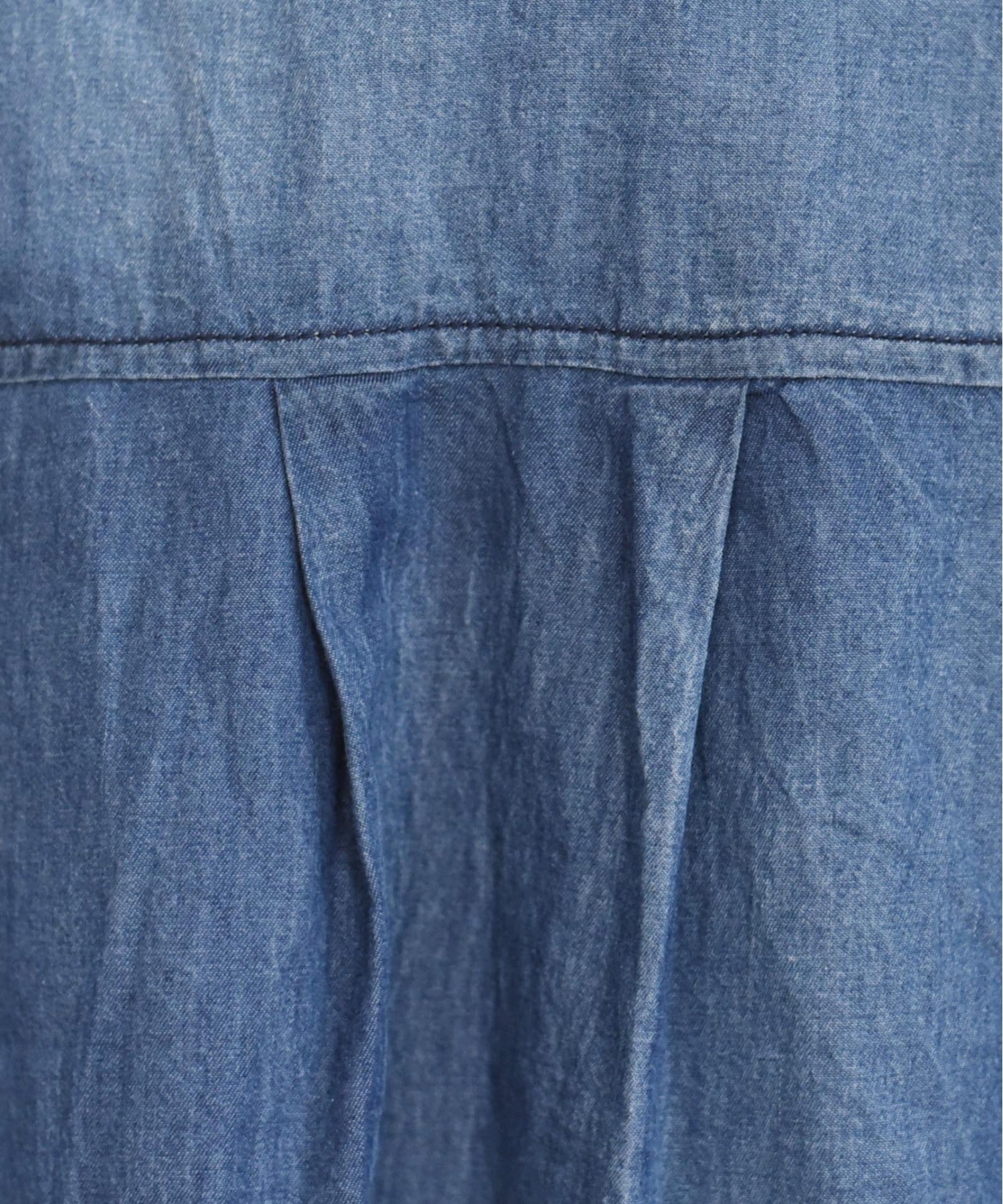 Japan Brand - Tie Collar Denim Shirt