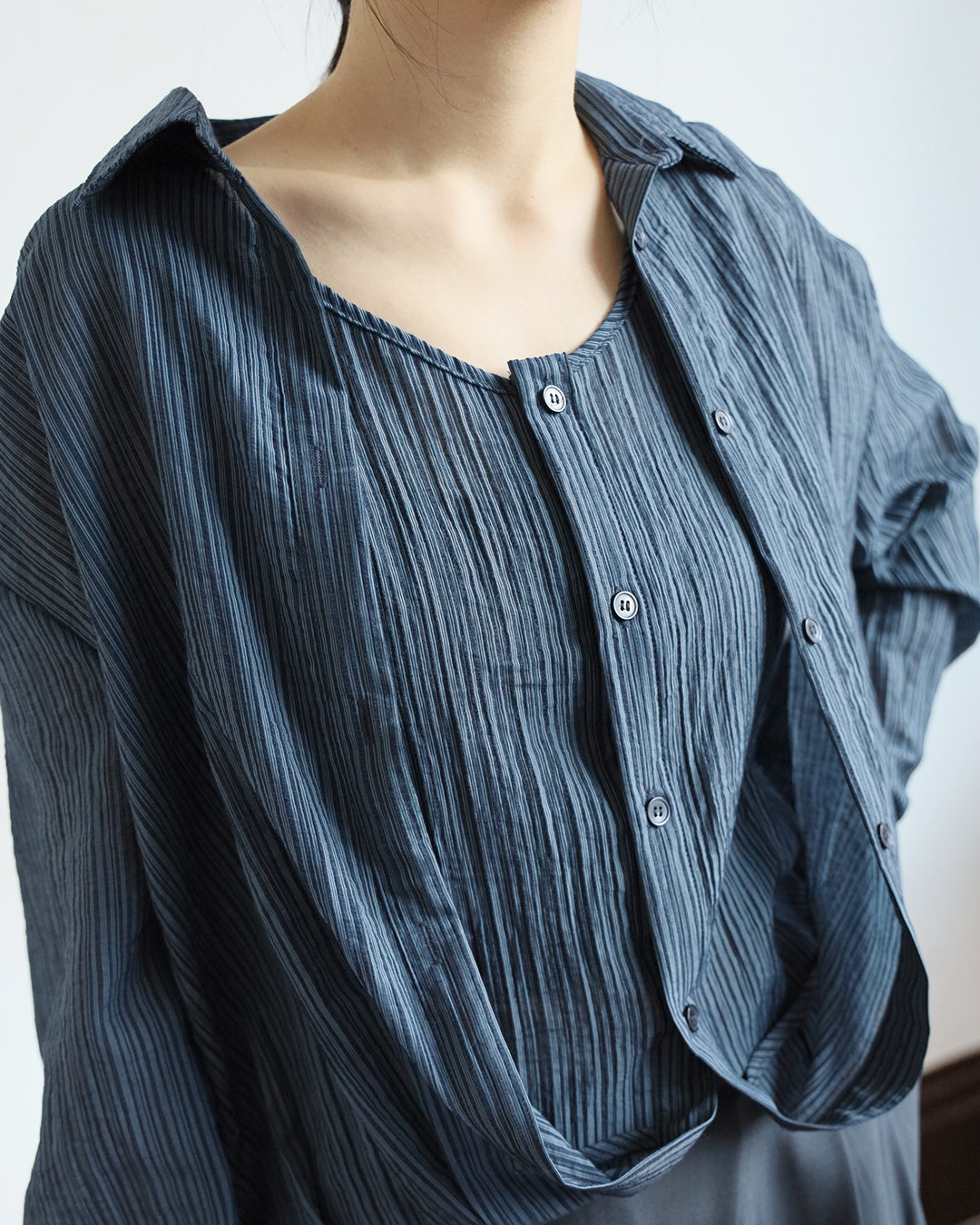 2 in 1 Striped Shirt