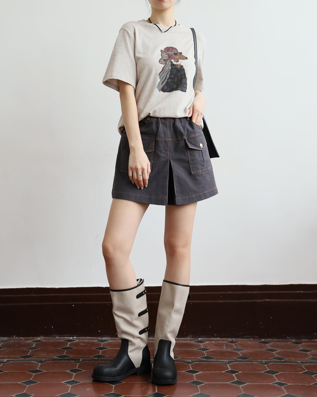 Front Pockets Skort (2 Colors | Size S - L)
