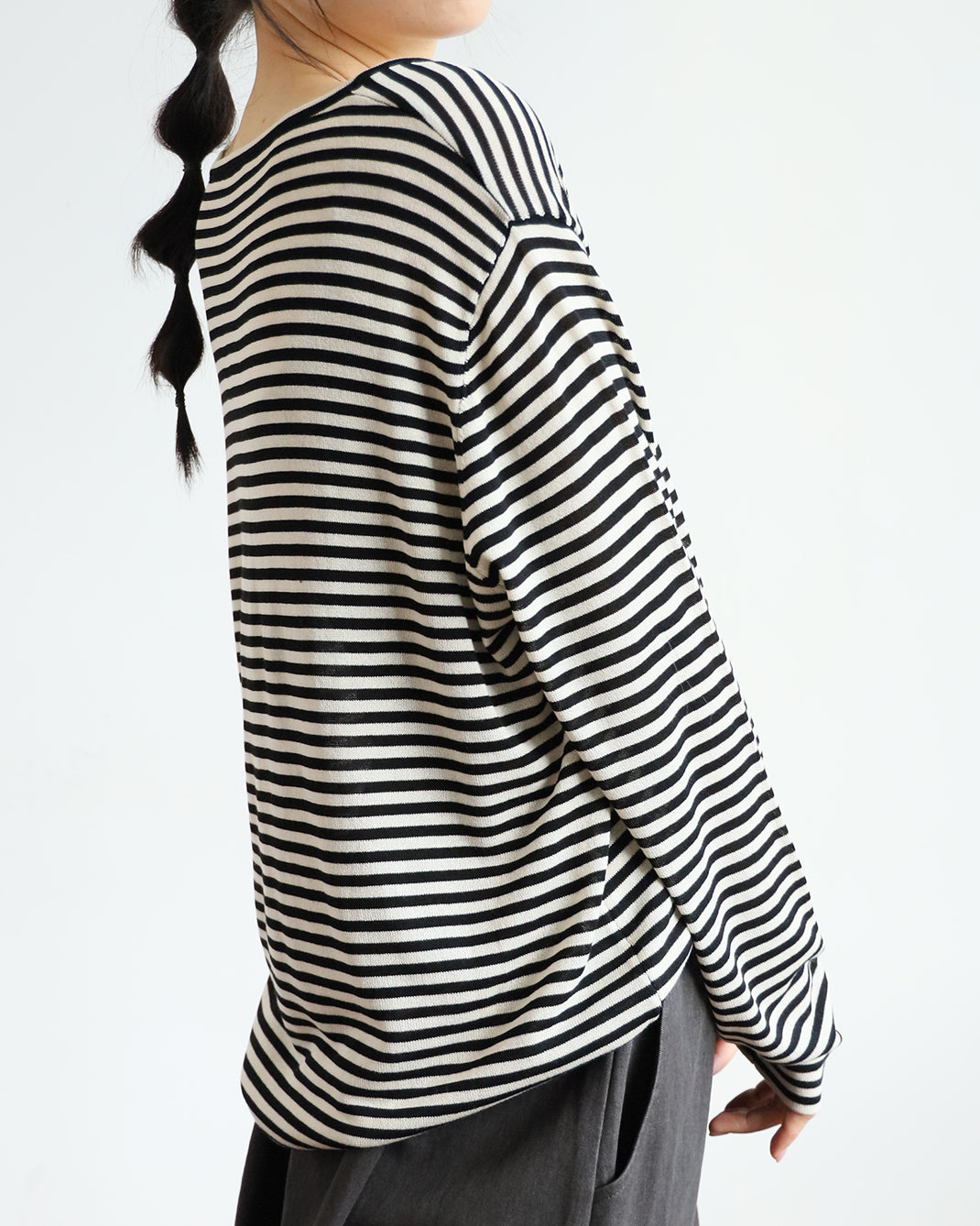 2 in 1 Striped Knit Top