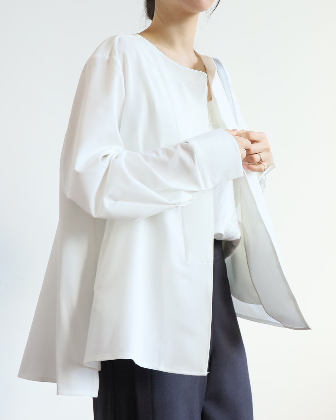 Layered Side Pocket Shirt