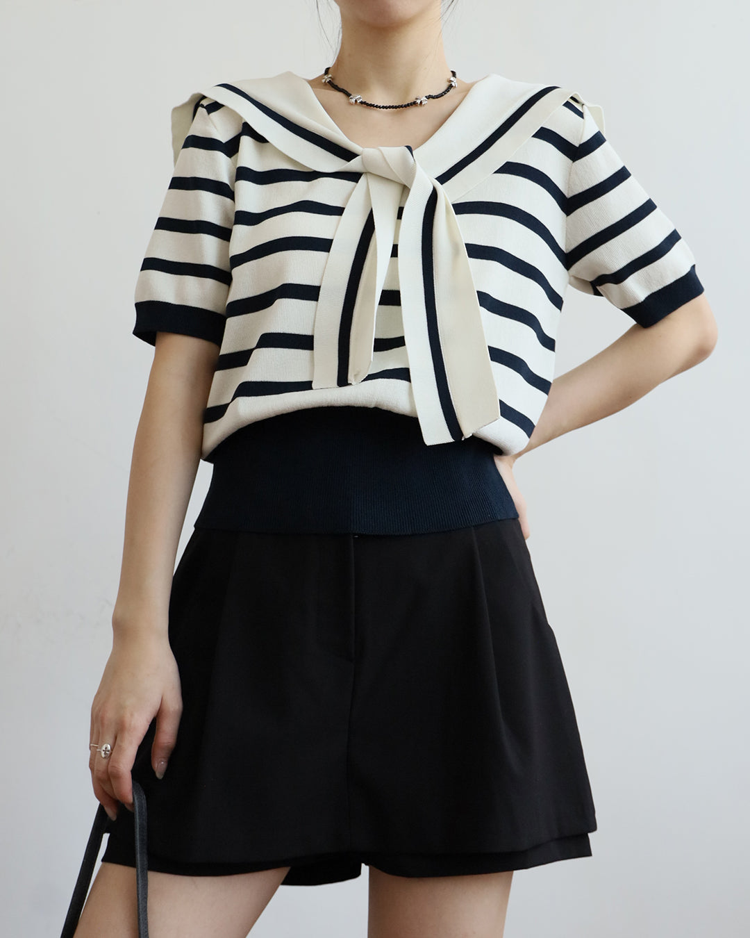 Tiered Tailored Layered Skort (2 Colors)
