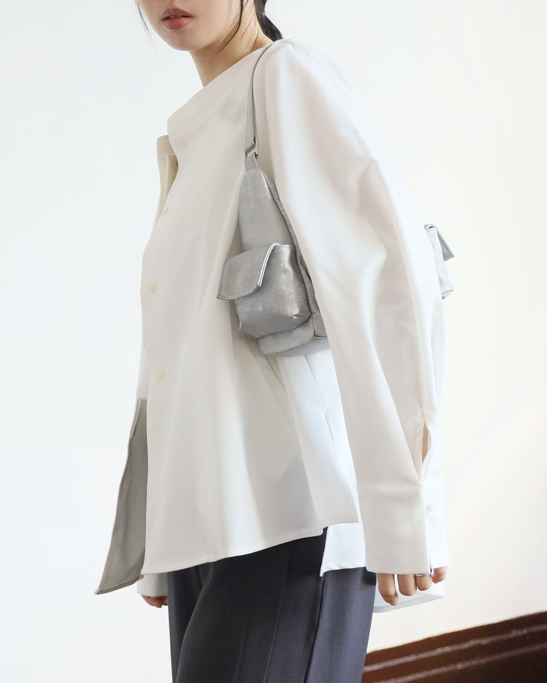 Layered Side Pocket Shirt