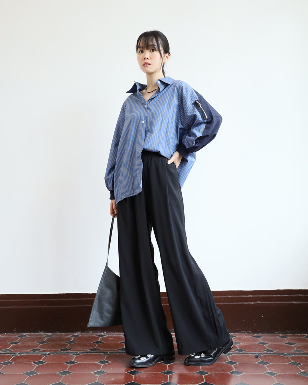 Side Pleated Pants (2 Colors)