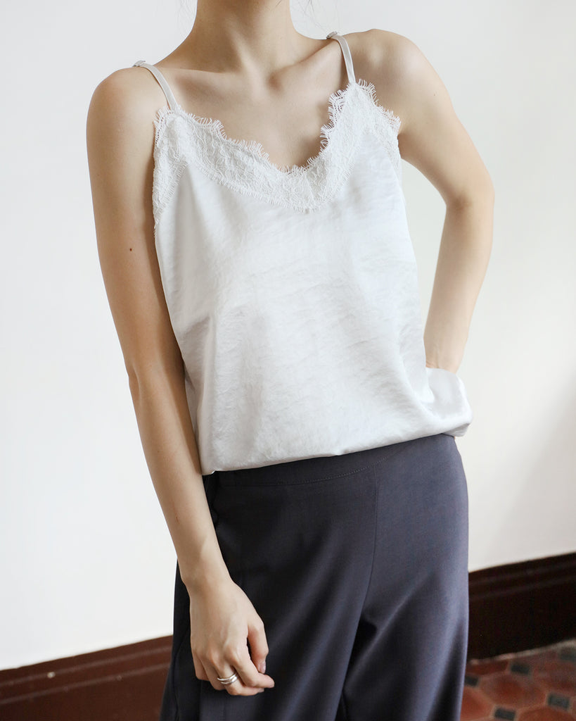 Lace Trim Cami Top
