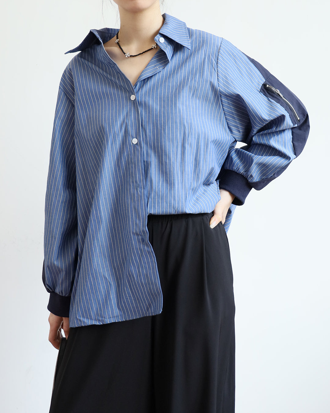 Side Pleated Pants (2 Colors)