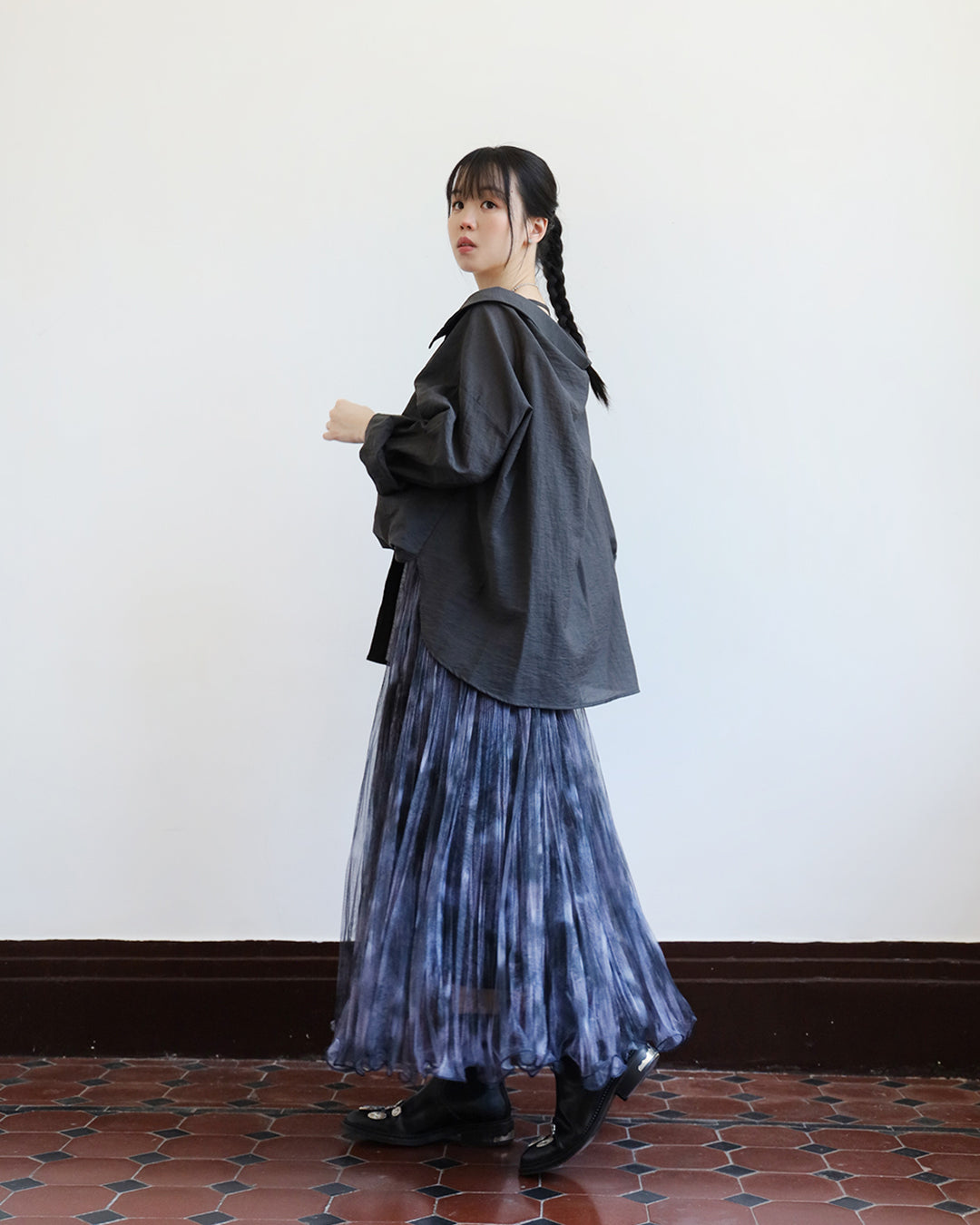 Mesh  Layered Skirt  (2 Colors)