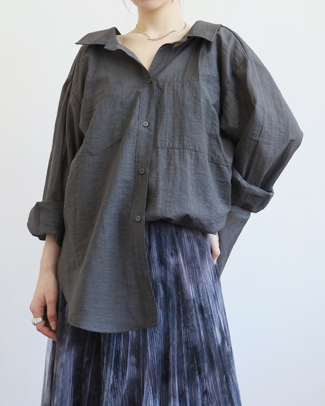 Draped Shirt (3 Colors)