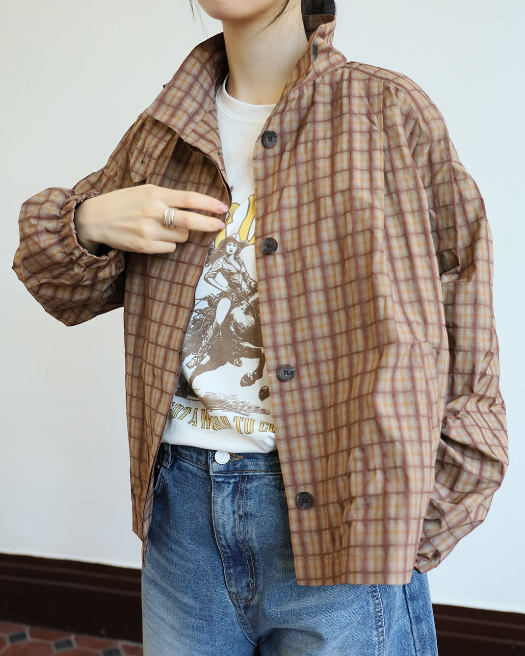 Checker Windbreaker Jacker