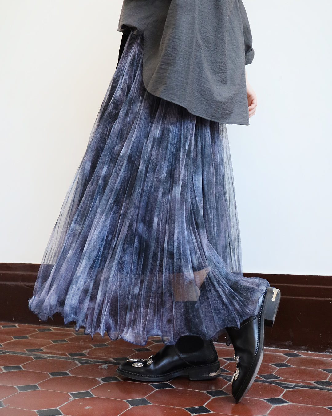 Mesh  Layered Skirt  (2 Colors)