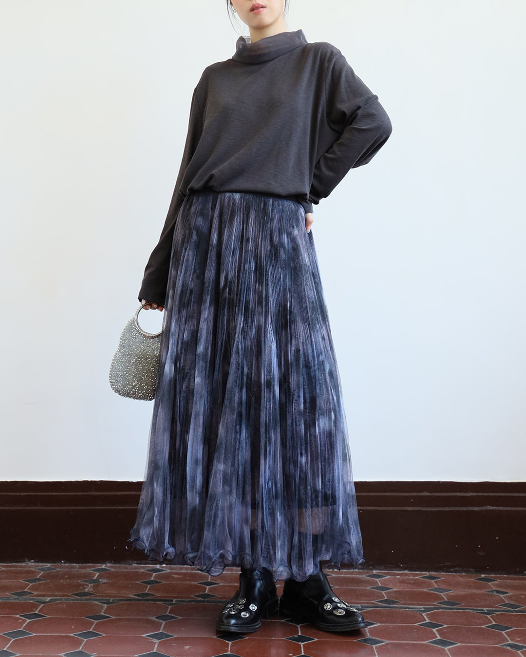 Mesh  Layered Skirt  (2 Colors)