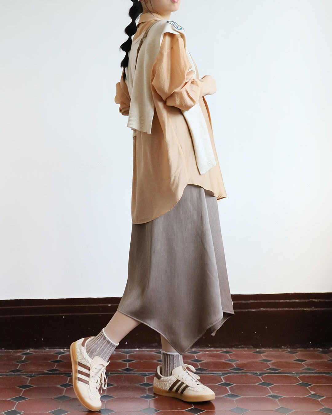 Asymmetric Cami Dress (2 color)