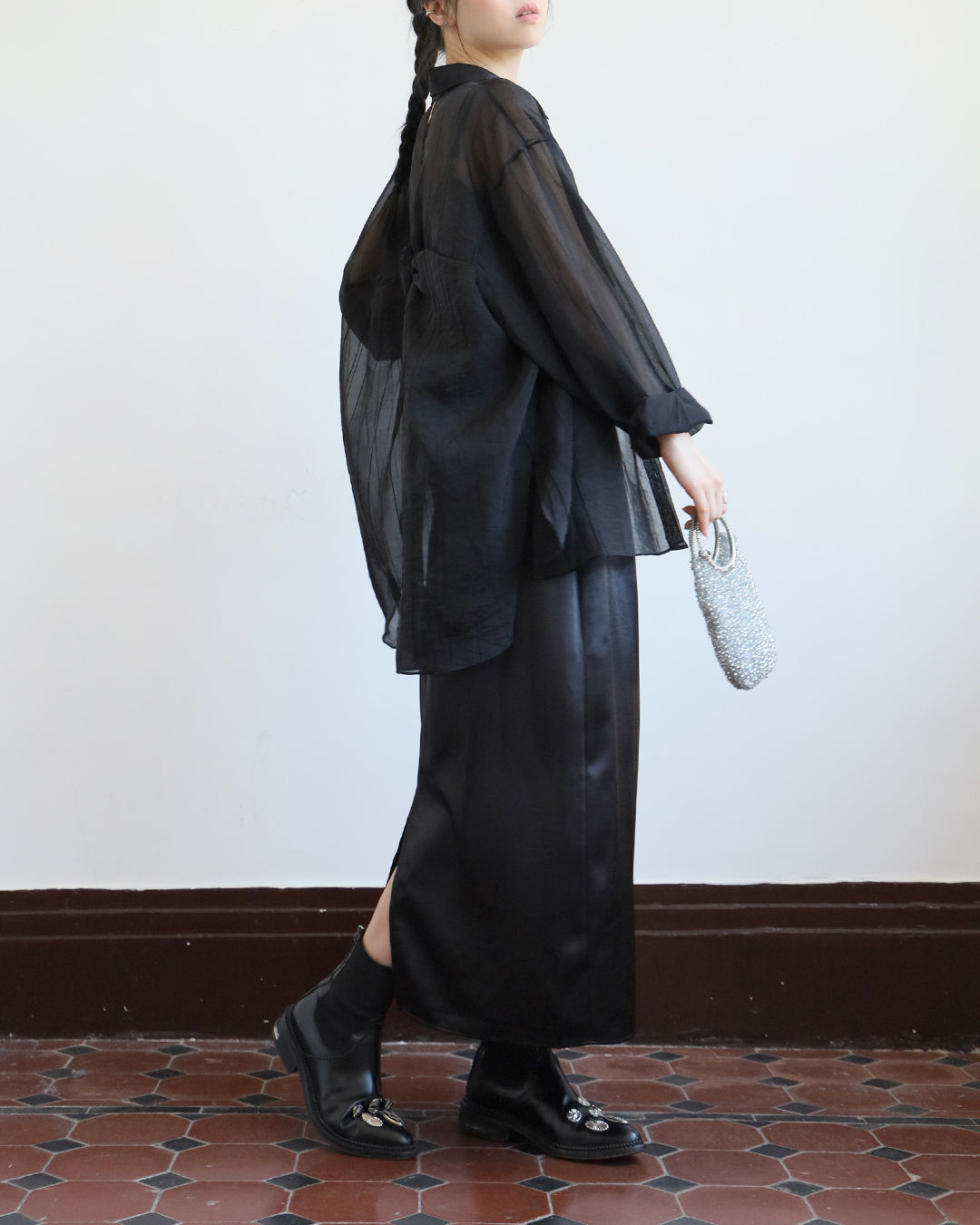 Satin Skirt  (3 Colors)