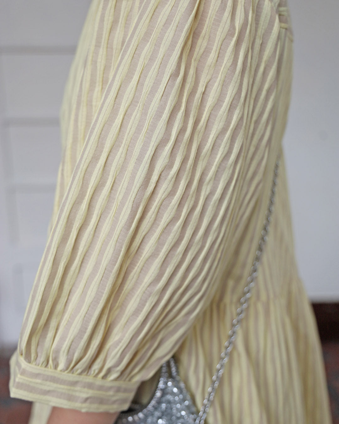 Texture Fabric Shirt Dress