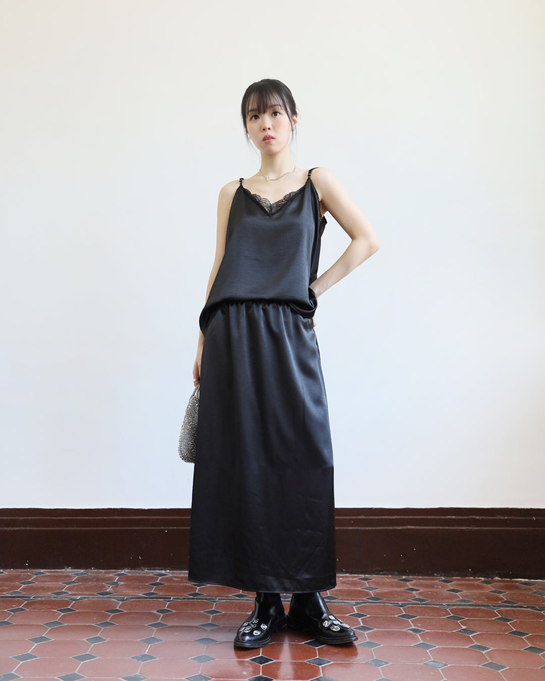 Satin Skirt  (3 Colors)