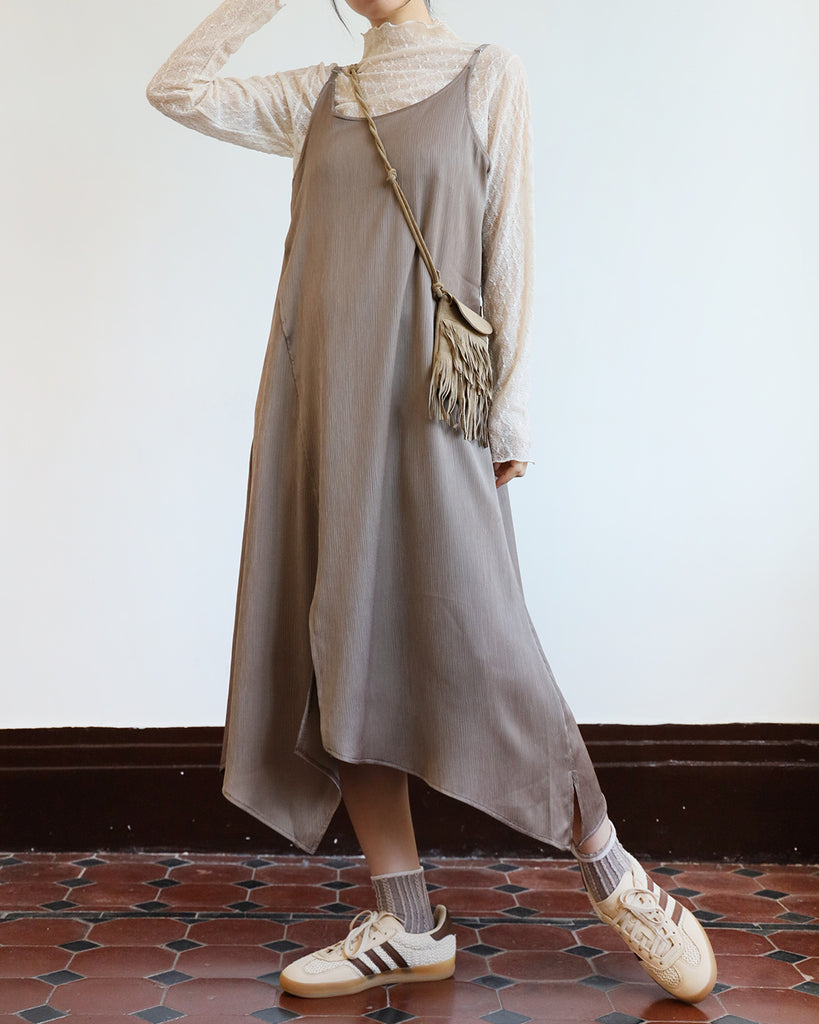 Asymmetric Cami Dress (2 color)