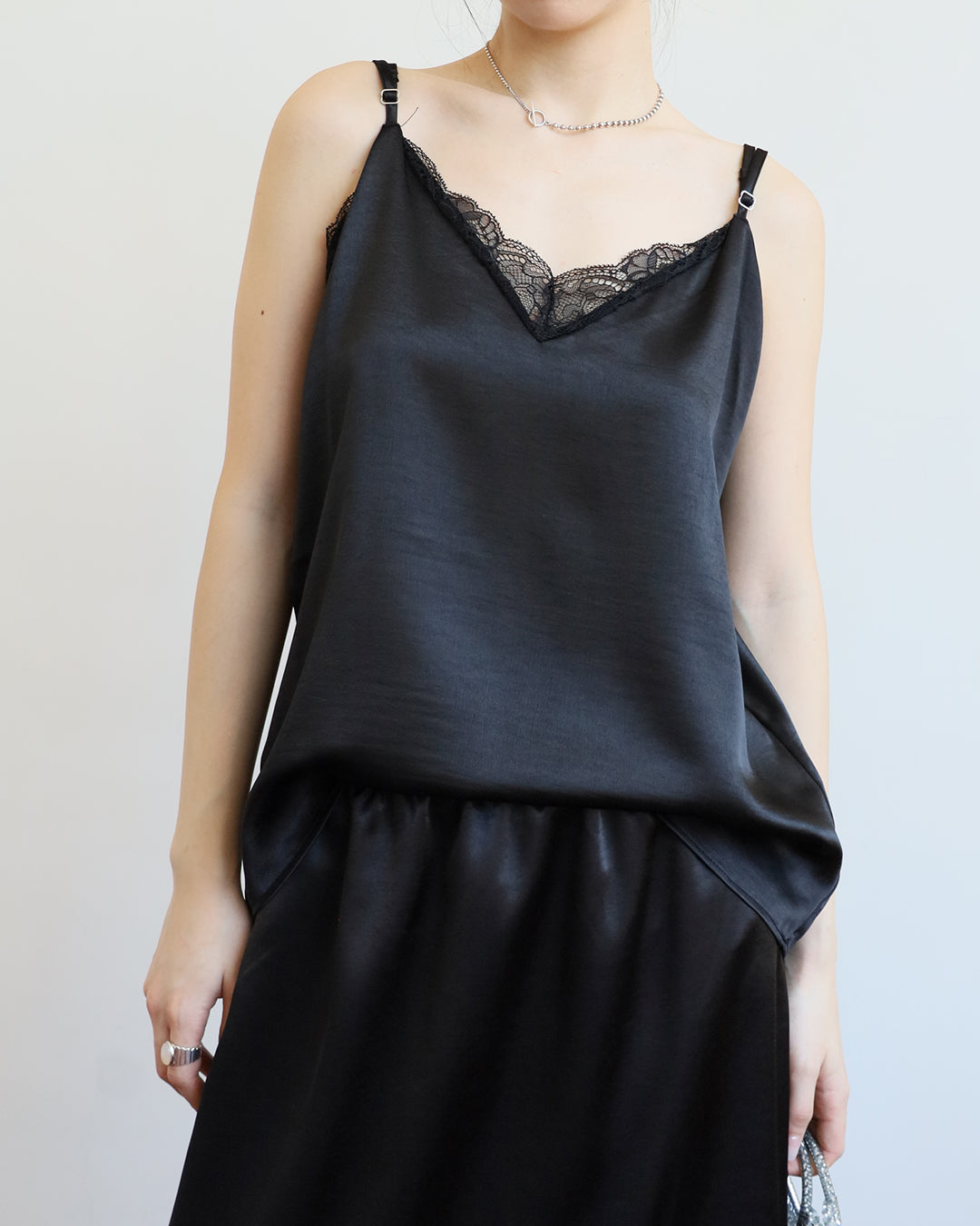 Lace Trim Cami Top (3 Colors)