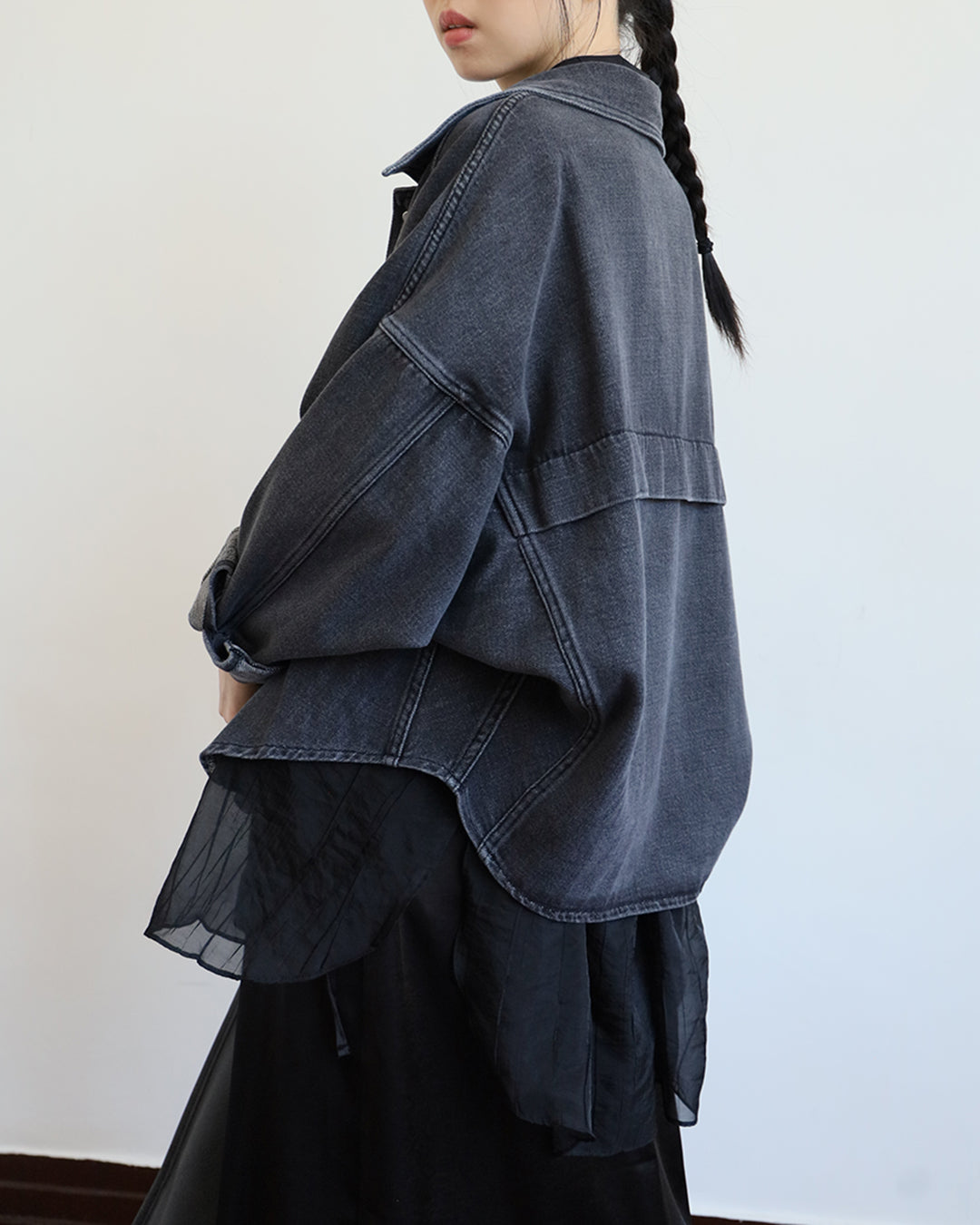 Denim Shirt Jacket (2 Colors)