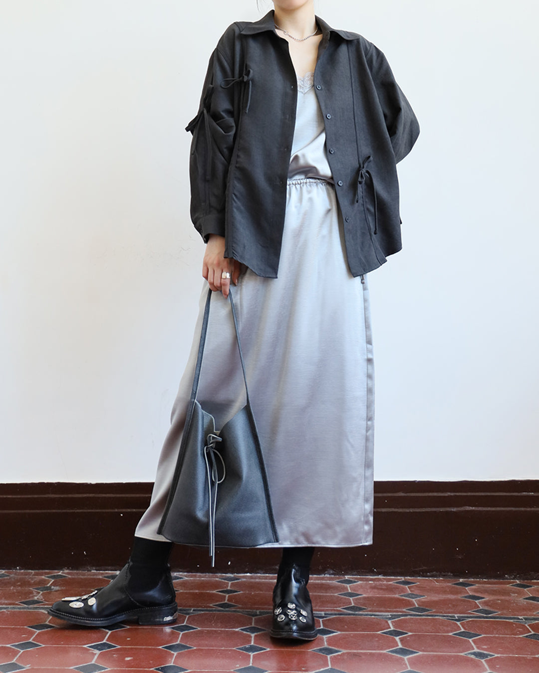 Satin Skirt  (3 Colors)