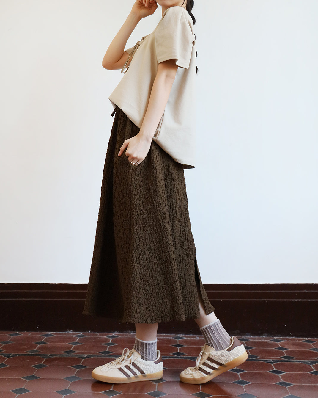 Square Collar Top (3 color)