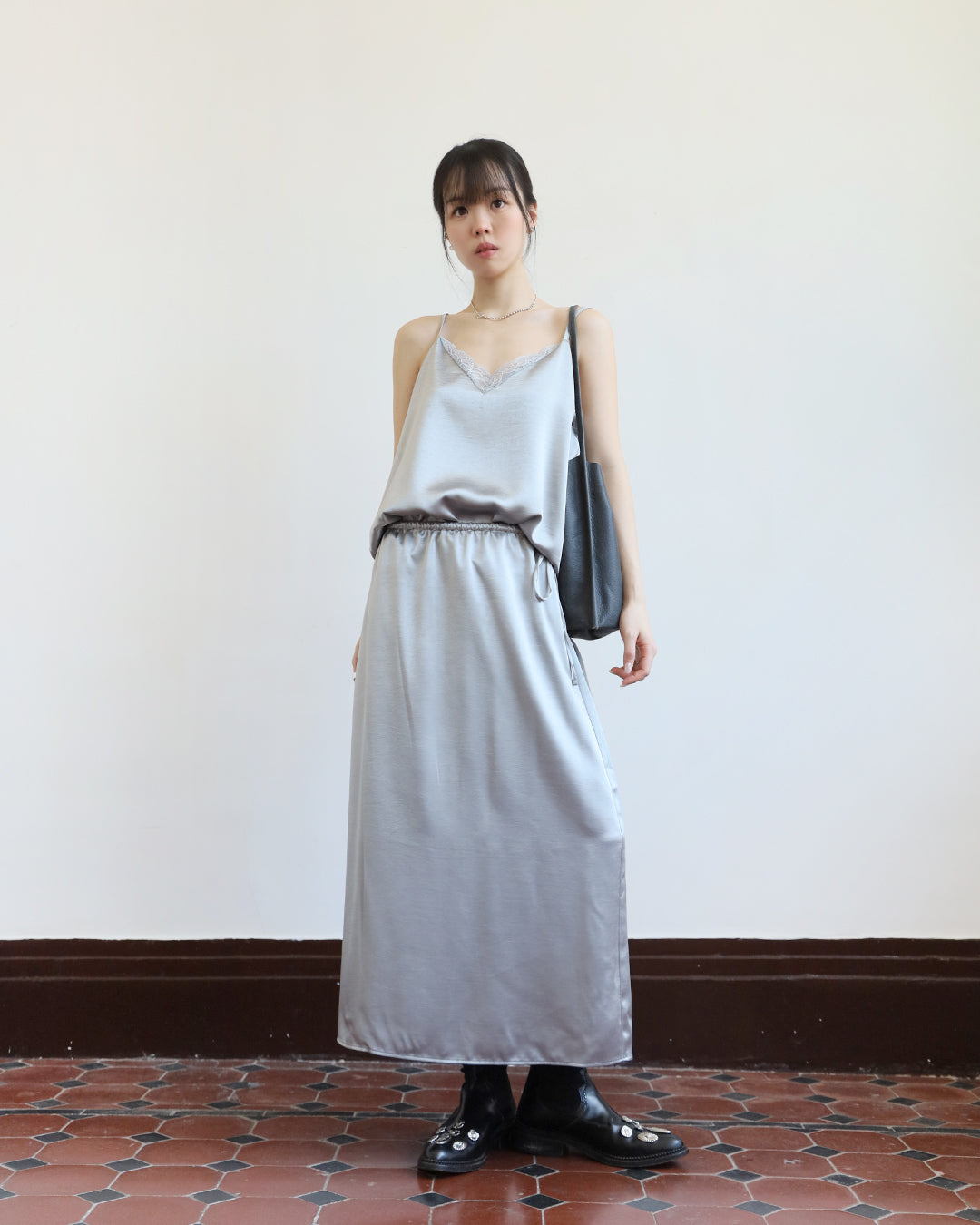 Satin Skirt  (3 Colors)