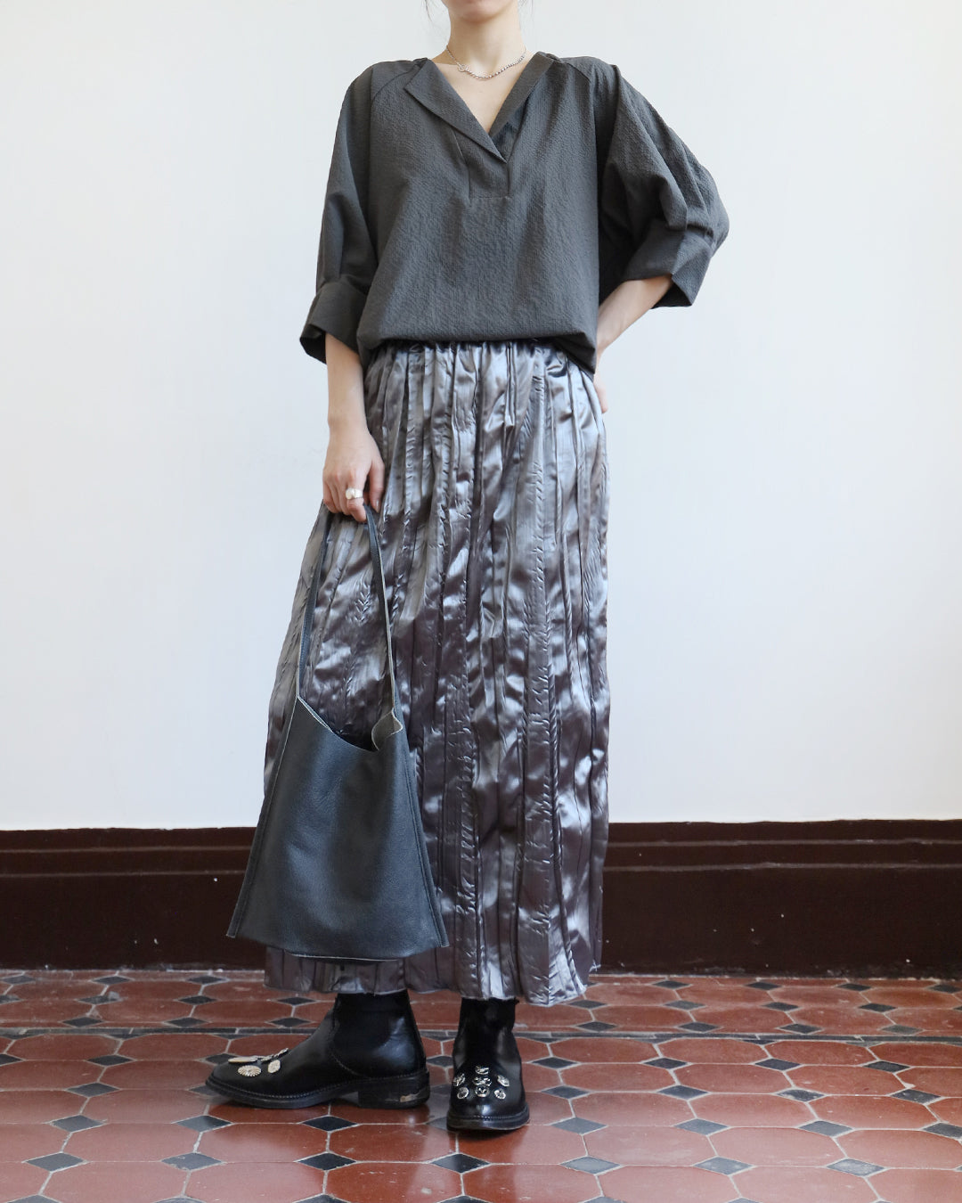 Texture Fabric Shirt (4 Colors)
