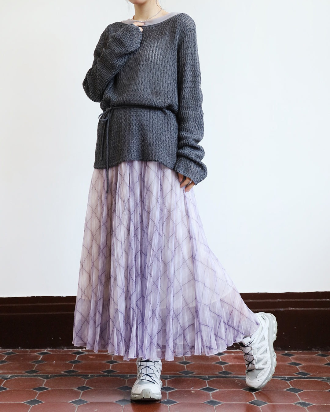 Summer Knit Top w/ Belt