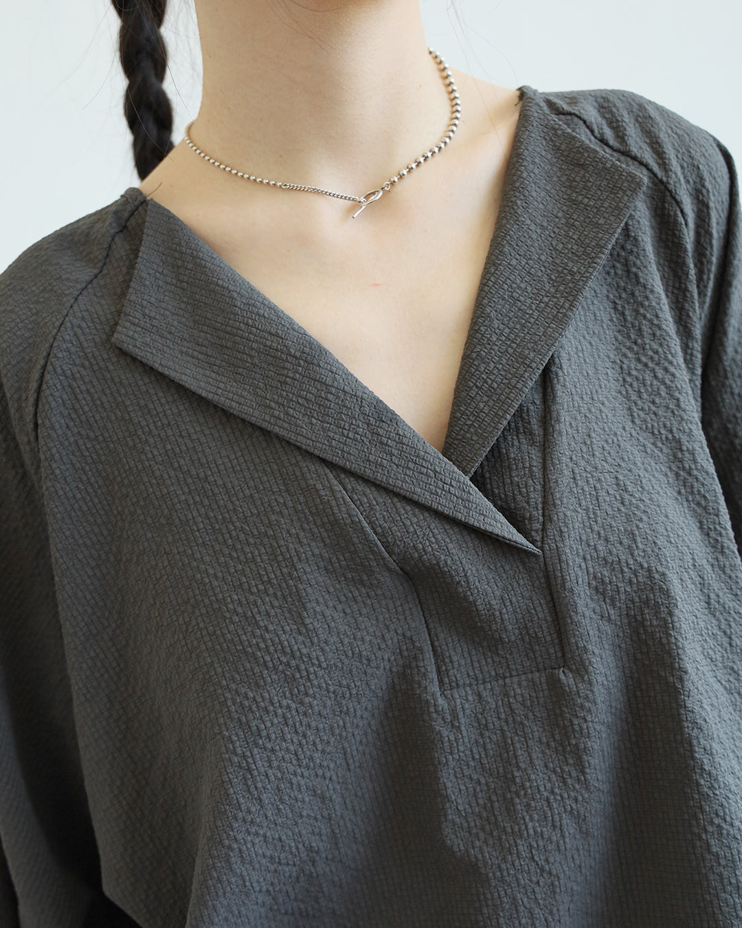 Texture Fabric Shirt (4 Colors)