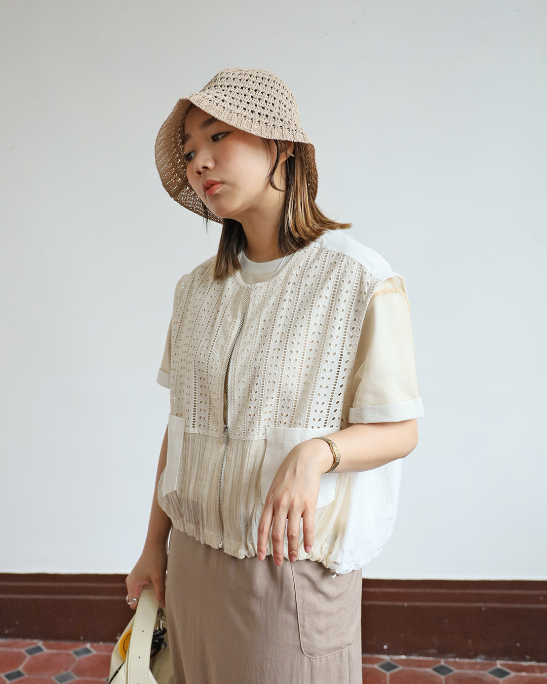 Summer Crochet Bucket Hat (6 color)