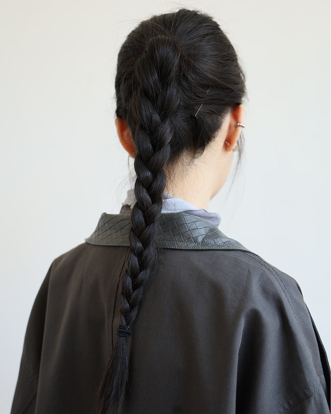 Woven Collar Jacket (2 Colors)