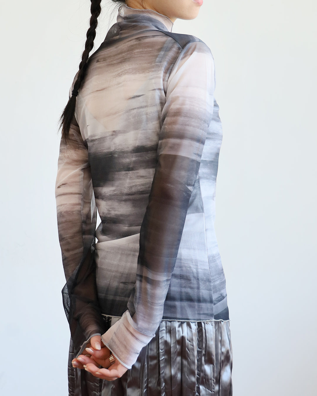 Pattern Mesh Top (2 Colors)