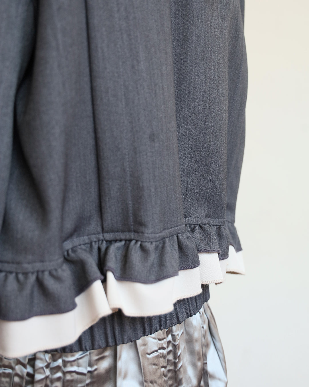 Ruffle Hem Jacket