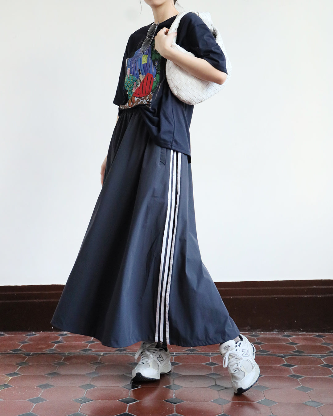 Sport Trim Ballon Skirt (2 Color)