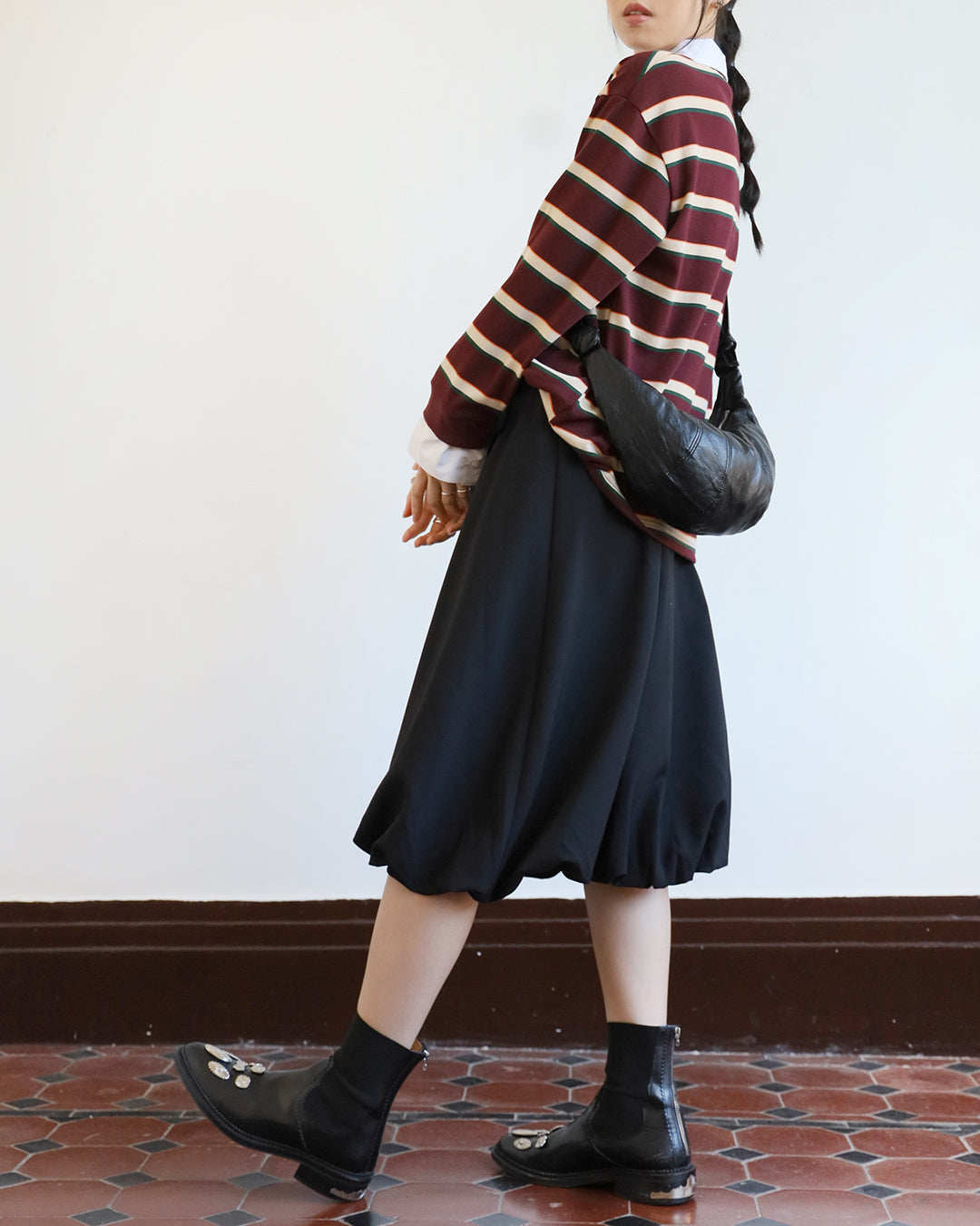 Ballon Midi Skirt (Size S-L)