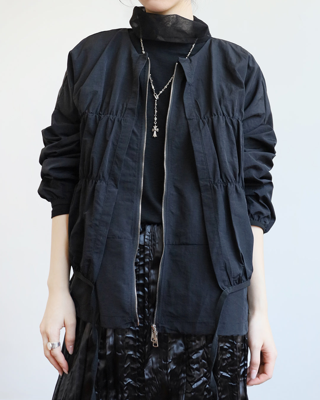 Ruched Layer Jacket (2 Colors)