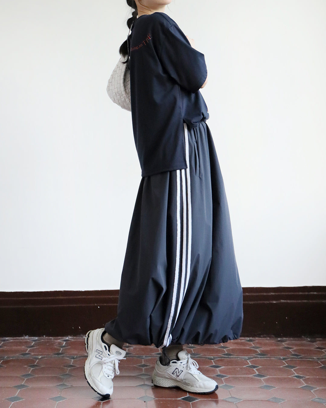 Sport Trim Ballon Skirt (2 Color)