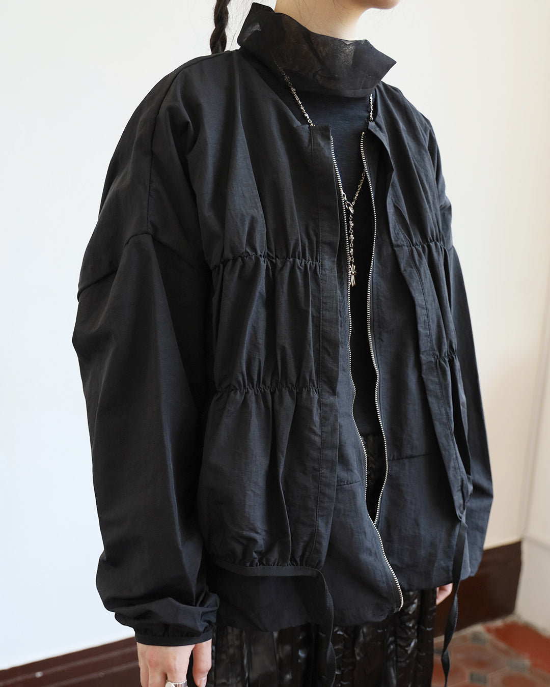 Ruched Layer Jacket (2 Colors)