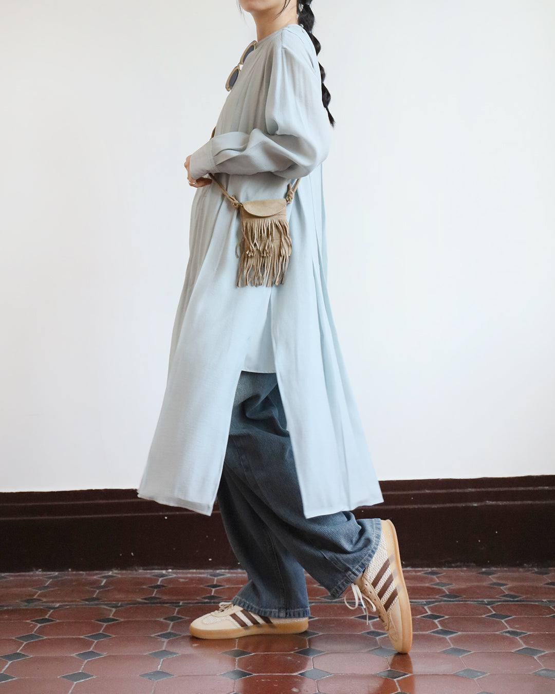Pleated Dress w/ Inner Dress (2 color)