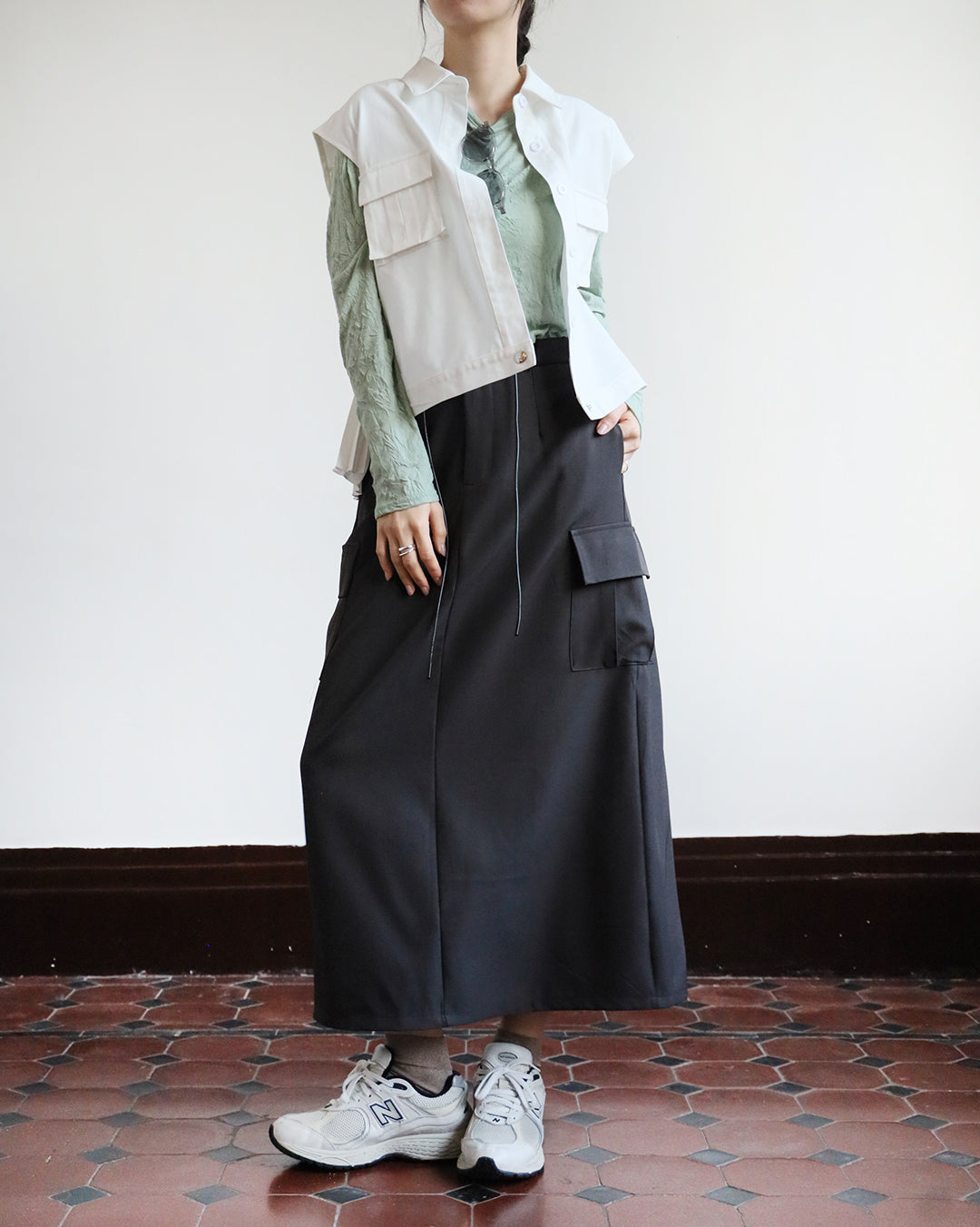 Side Pockets Skirt (3 Color)