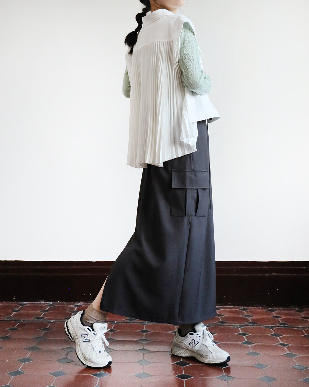 Side Pockets Skirt (3 Color)