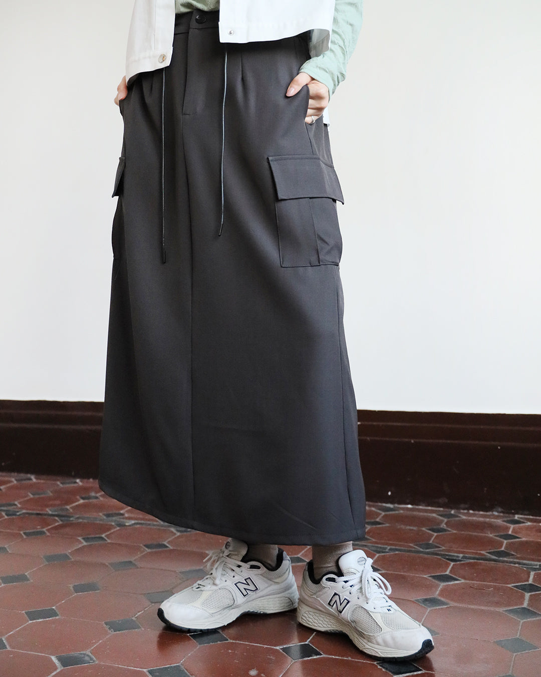 Side Pockets Skirt (3 Color)
