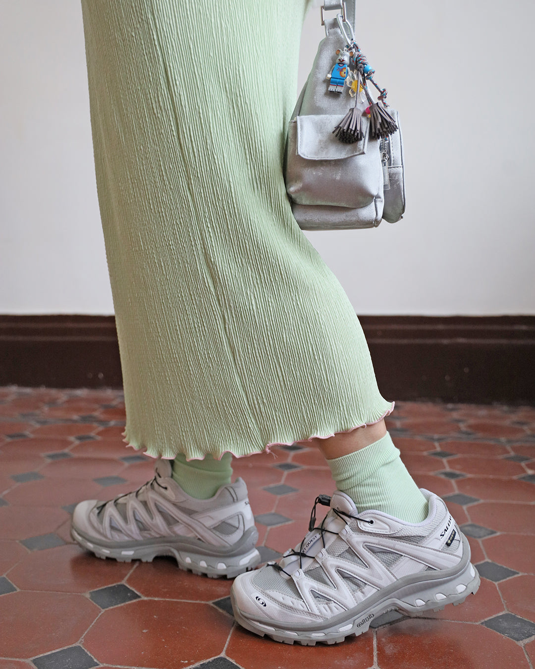 Relaxed Pleated Pencil Skirt (7 color)